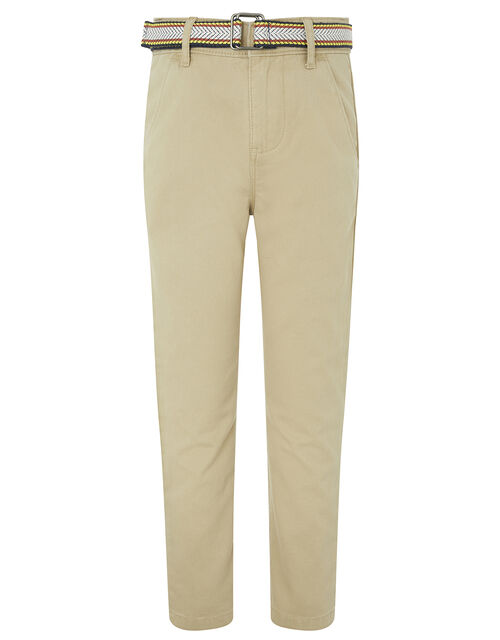 Stone Belted Chino Trouser, Natural (STONE), large
