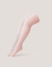 2-Pack Baby Butterfly Lace Tights, Multi (MULTI), large