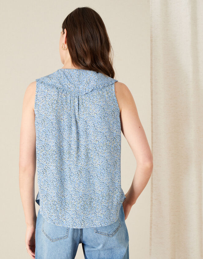 Fiona Sleeveless Top With Lace- Vocal