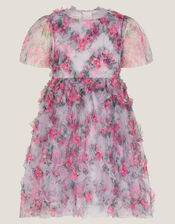 Roma Peony Ruffle Party Dress, Purple (LILAC), large