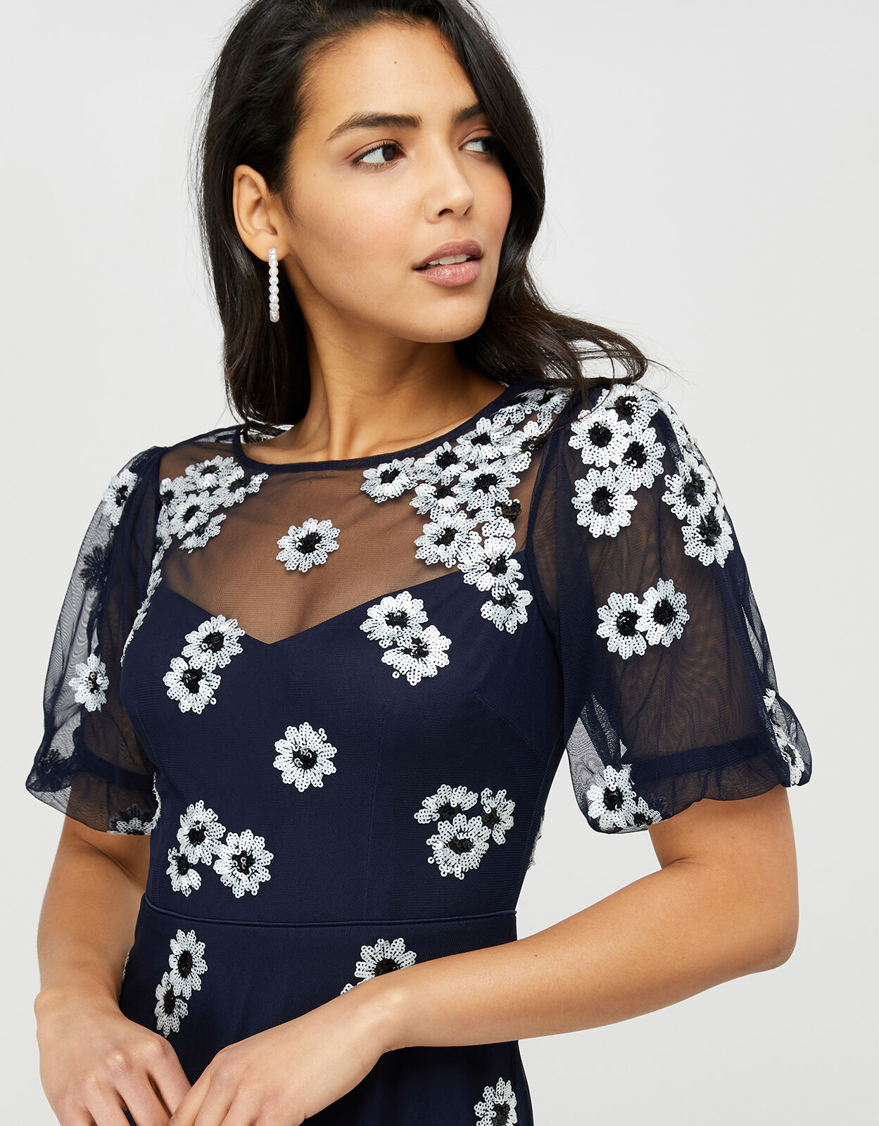 Monsoon daisy chain dress sales