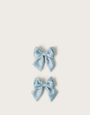 2-Pack Satin Hair Bows, , large