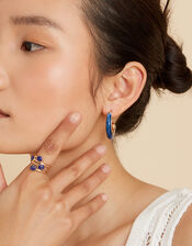 Resin Hoop Earrings, , large