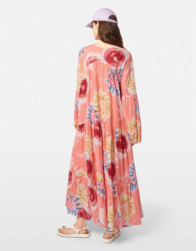 Scotch and Soda Crinkle Maxi Dress, Pink (PINK), large