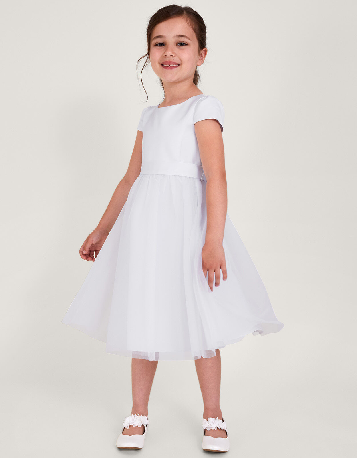 Princess Flower First Communion Dress For Small Girls With Bow Embroidery  Perfect For Performance And Fashion From Arraywu, $14.43 | DHgate.Com