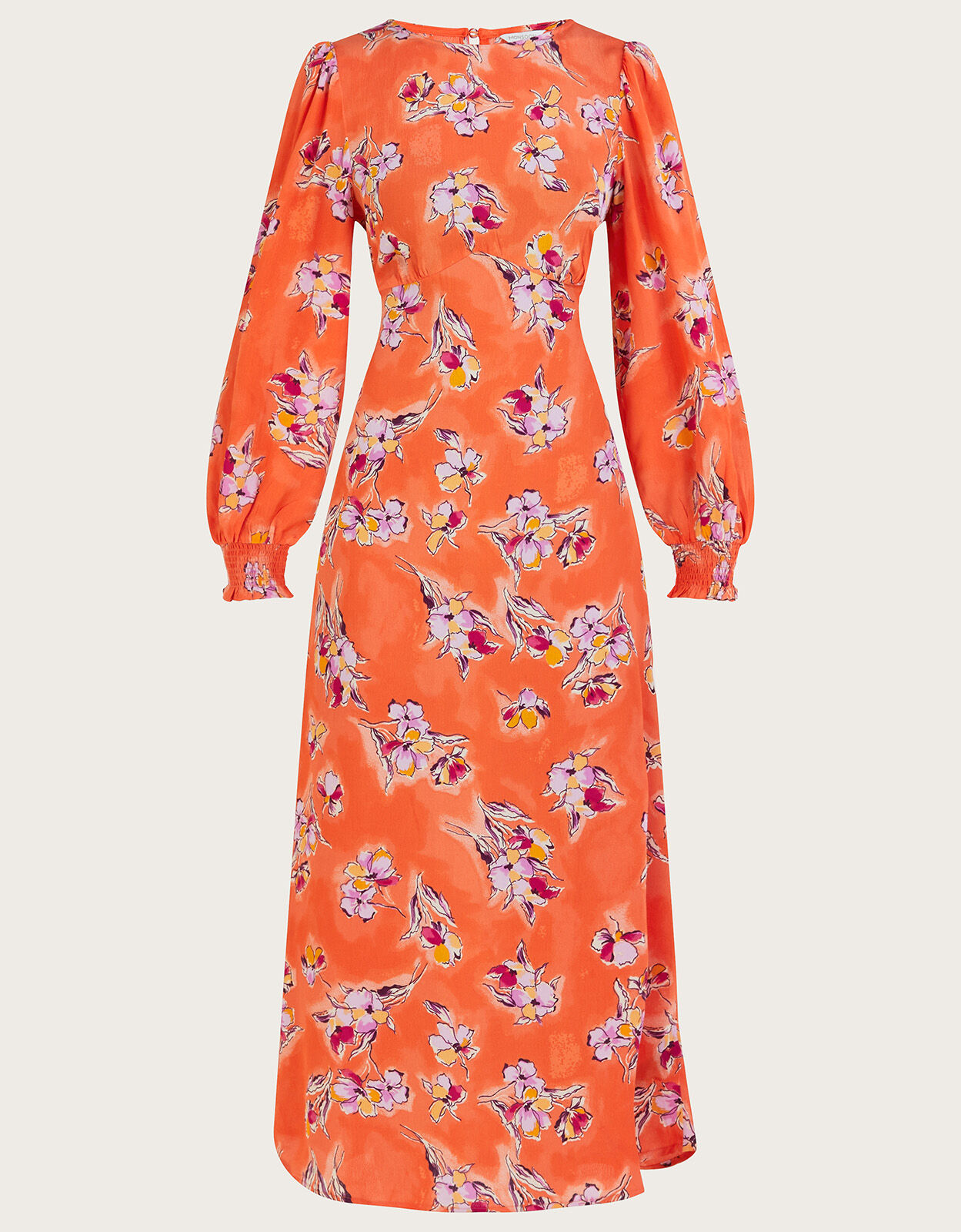 Talitha Tea Dress in Sustainable Viscose Orange