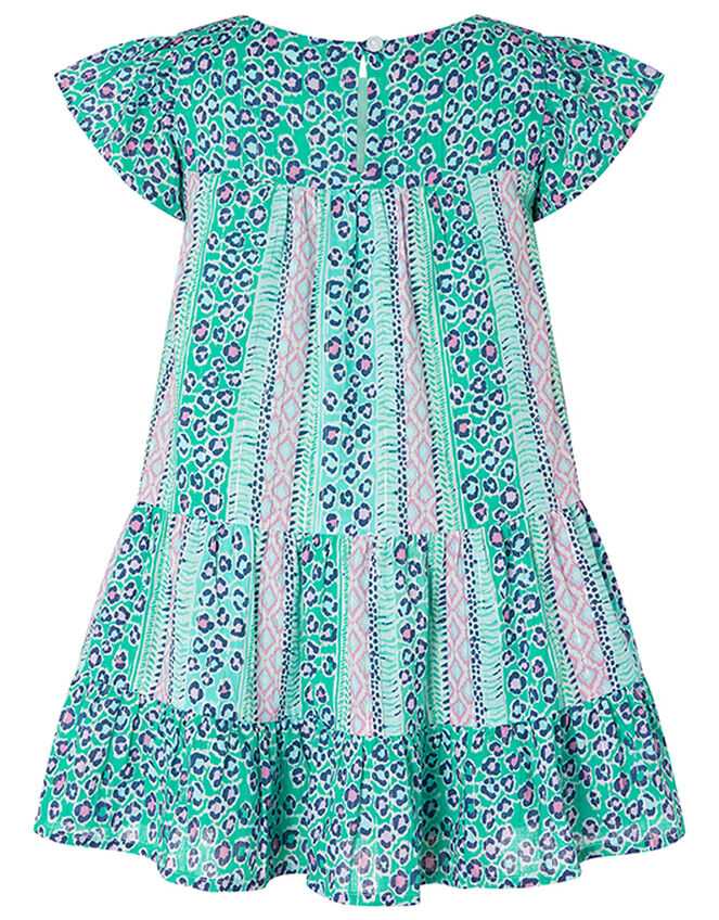 Mischa Leopard Print Tunic and Leggings Set, Green (GREEN), large