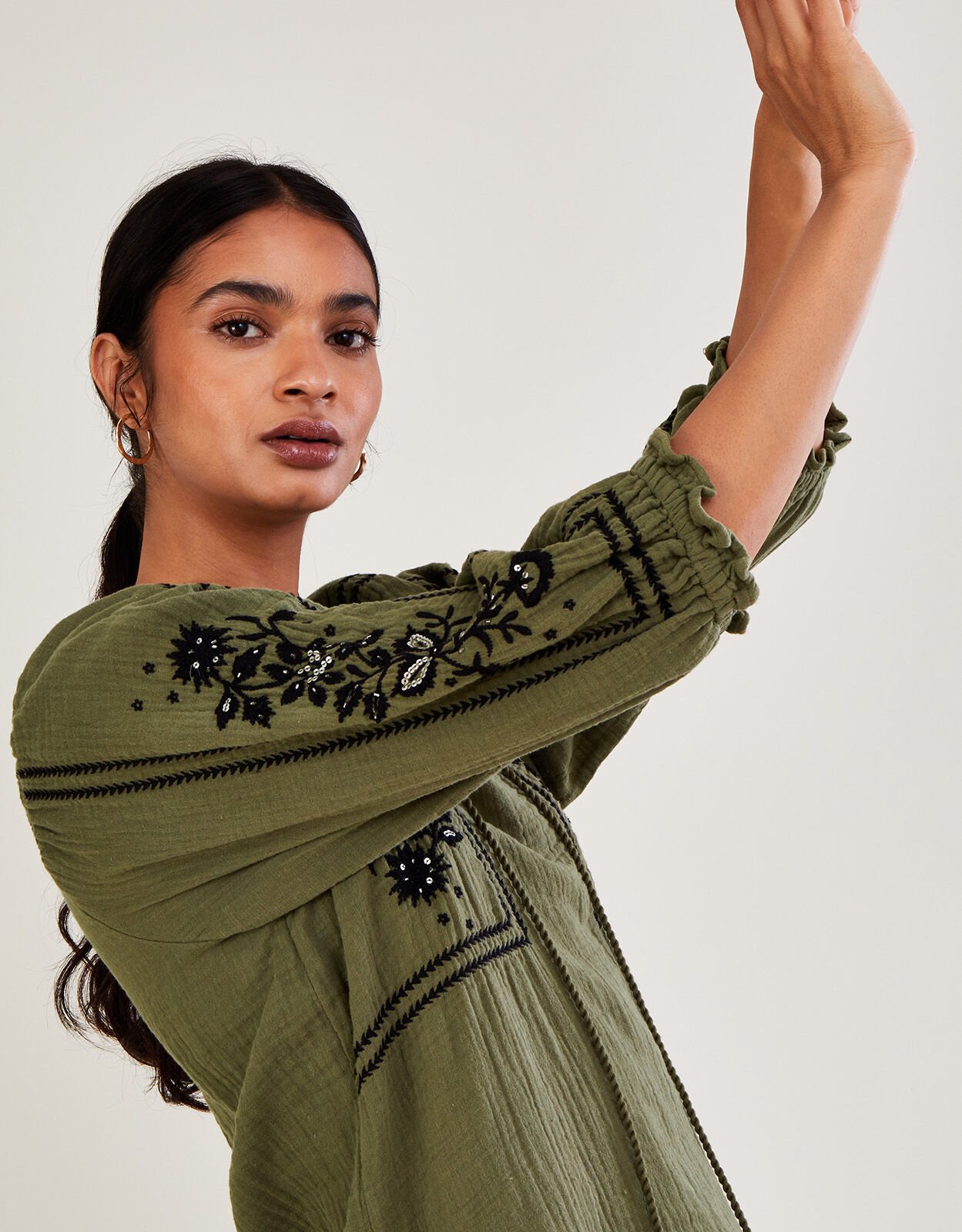 Green smock 2024 top