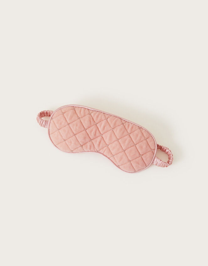 Velvet Quilted Eye Mask, , large