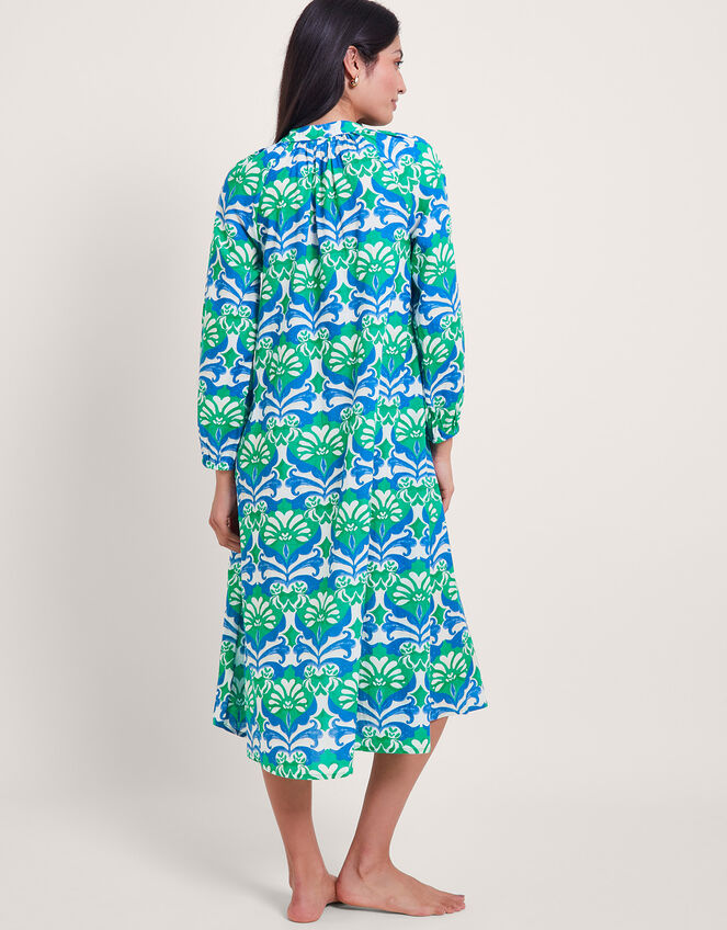 Leona Midi Dress, Green (GREEN), large