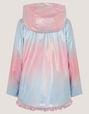 Ombr&eacute; Shimmer Raincoat, Pink (PINK), large