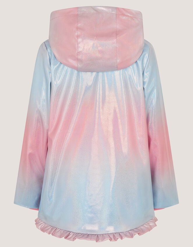Ombr&eacute; Shimmer Raincoat, Pink (PINK), large