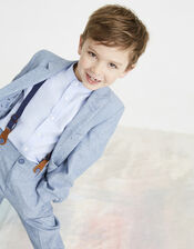 Nathan Chambray Blazer, Blue (BLUE), large