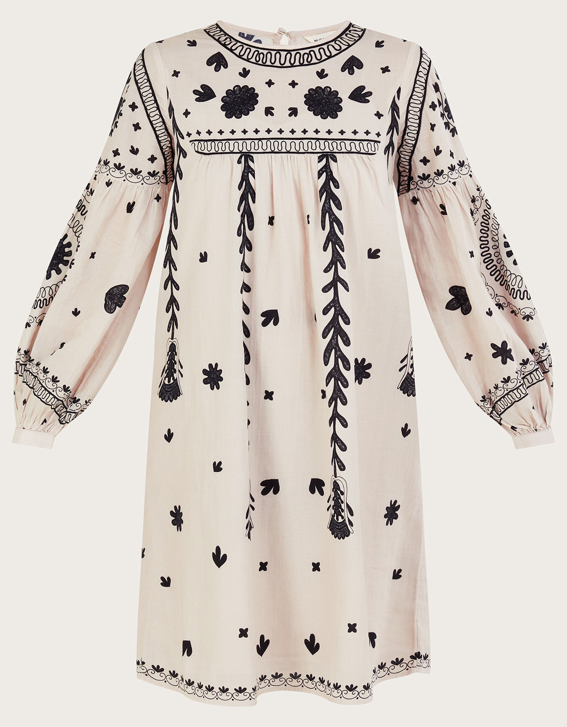 Monochrome Bloom Dress
