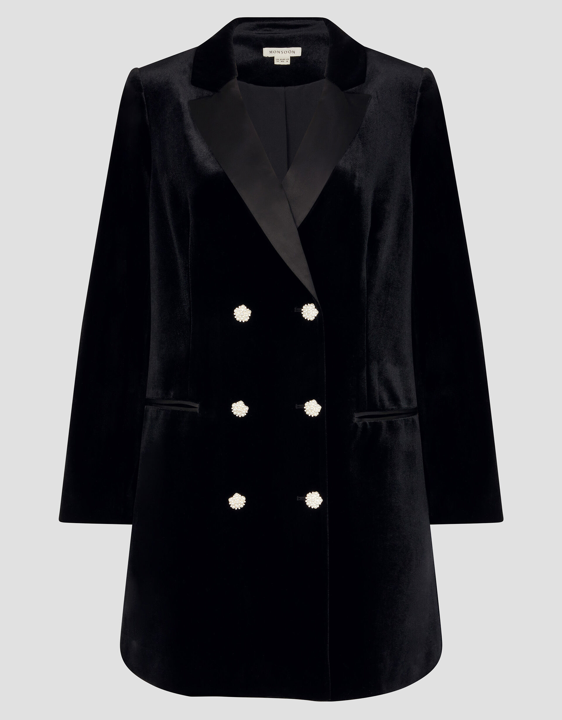 Lunori™ Victoria | Velvet Blazer Dress