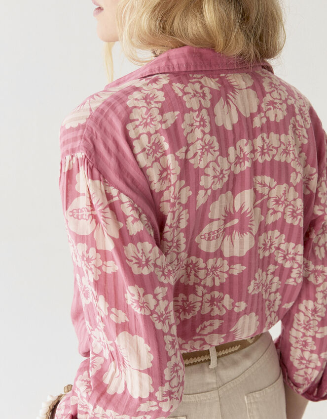 Maison Hotel Rusty Hawaiian Floral Shirt, Pink (PINK), large