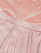 Quinn Velvet Pleated Jumpsuit, Pink (PINK), large