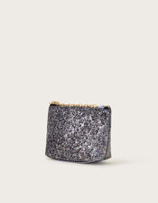 Glitter Chain Strap Bag, , large