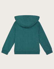 Skateboard Bear Hoodie, Teal (TEAL), large
