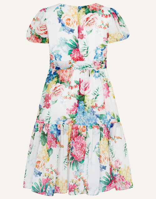 Isla Floral Print Chiffon Maxi Dress, Multi (MULTI), large
