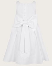 Holly Duchess Twill Bridesmaids Dress, Ivory (IVORY), large