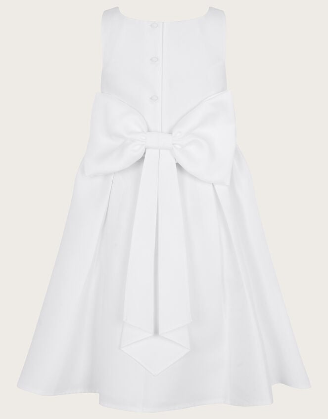 Holly Duchess Twill Bridesmaids Dress, Ivory (IVORY), large