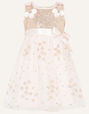 Baby Daisy Sequin Dress, Pink (PINK), large