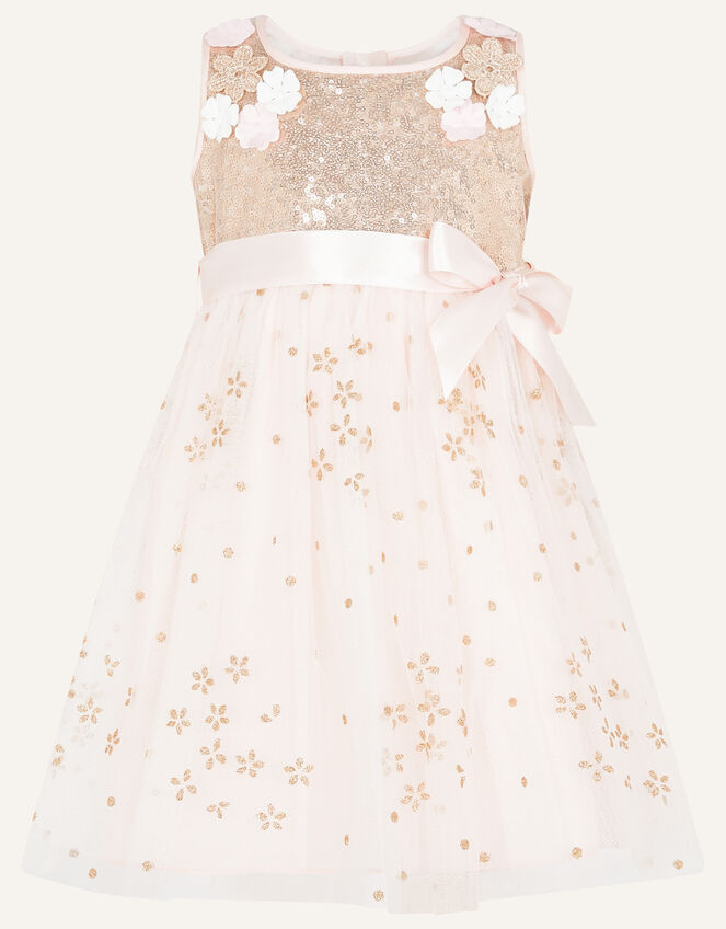 Baby Daisy Sequin Dress, Pink (PINK), large