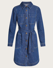 Shirley Denim Shirt Dress , Blue (DENIM BLUE), large