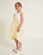 Flutter Butterfly 3D Dress, Yellow (LEMON), large