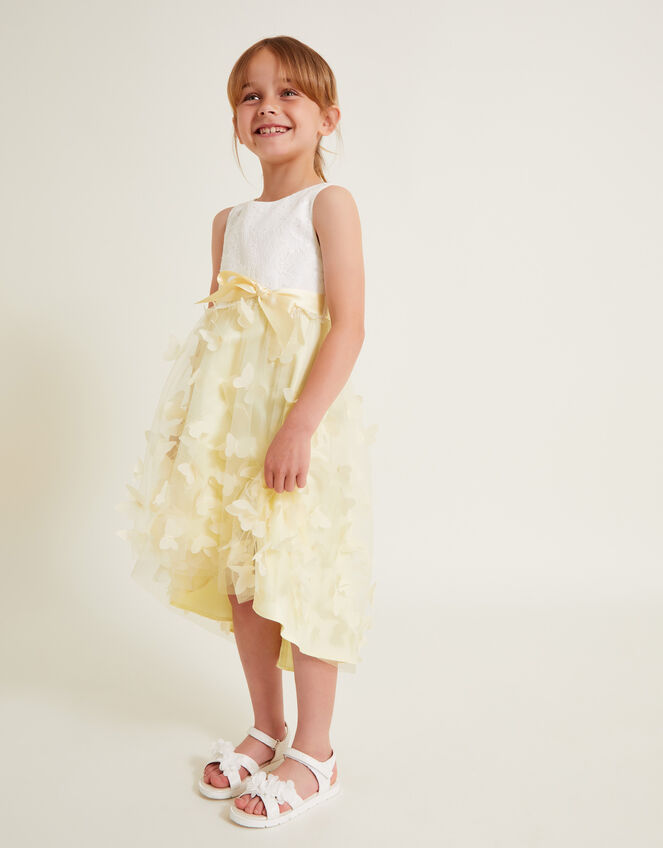 Flutter Butterfly 3D Dress, Yellow (LEMON), large