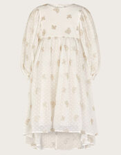 Butterfly Tunic Dress, Cream (CREAM), large