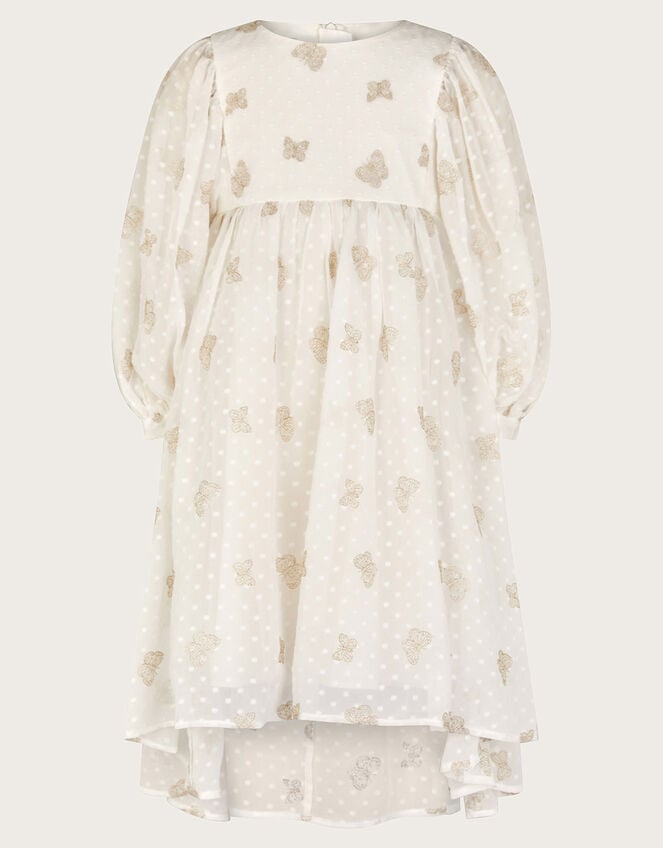Butterfly Tunic Dress, Cream (CREAM), large