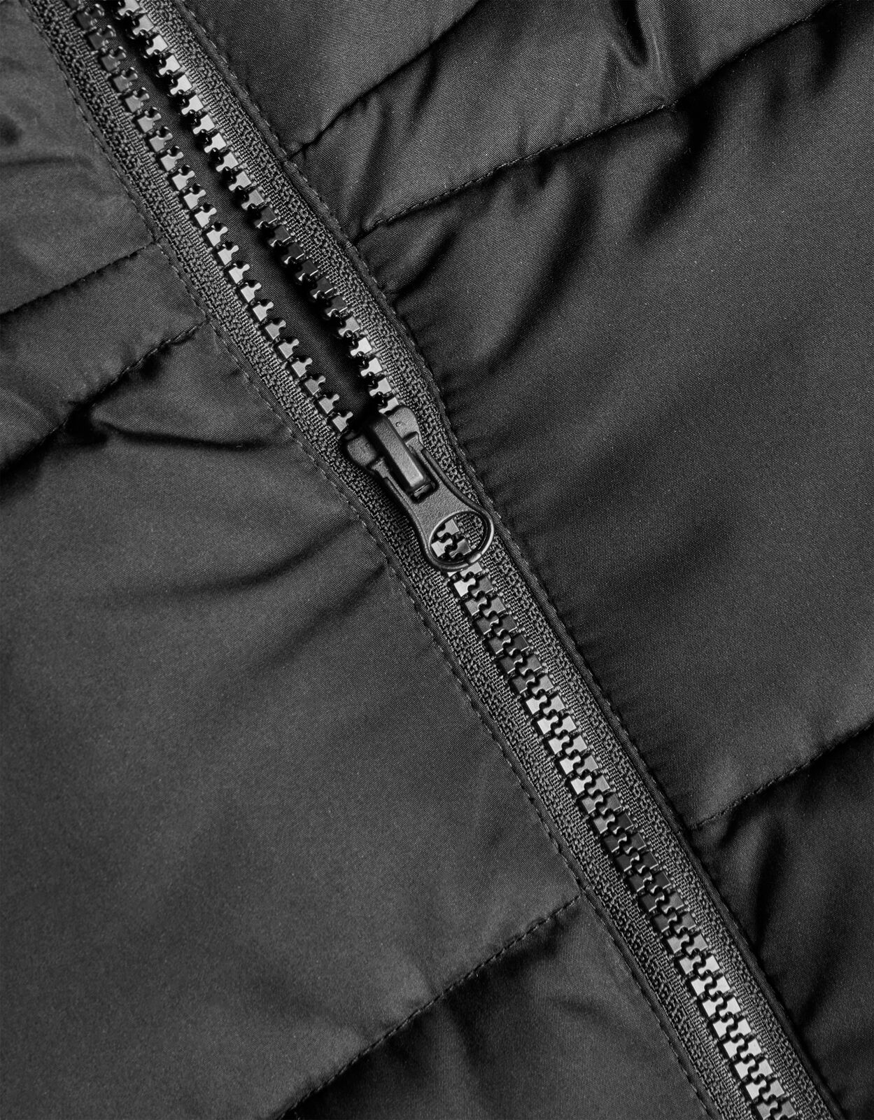 Small black puffer jacket top