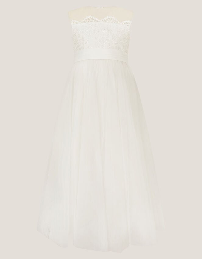 Cynthia Lace Maxi Dress, Ivory (IVORY), large