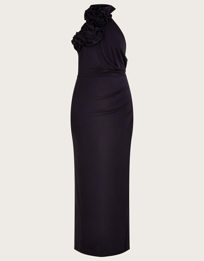 Carly Corsage Dress, Black (BLACK), large