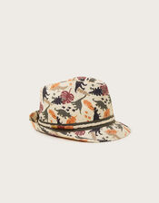 Dinosaur Trilby Hat, Multi (MULTI), large