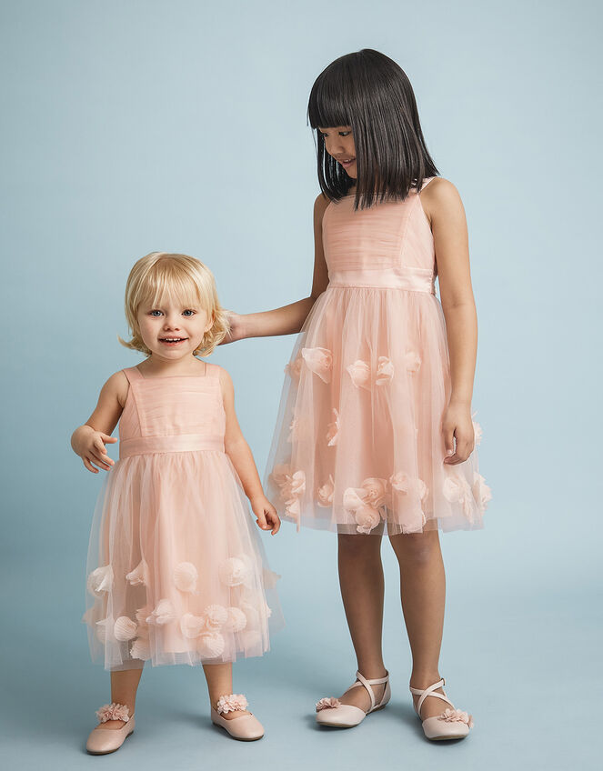 Baby Serenata Rose 3D Dress, Pink (PINK), large