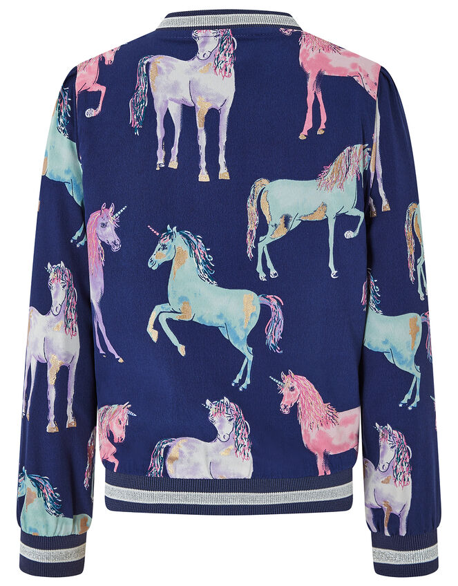 Effe Unicorn Bomber in Recycled Polyester, , large