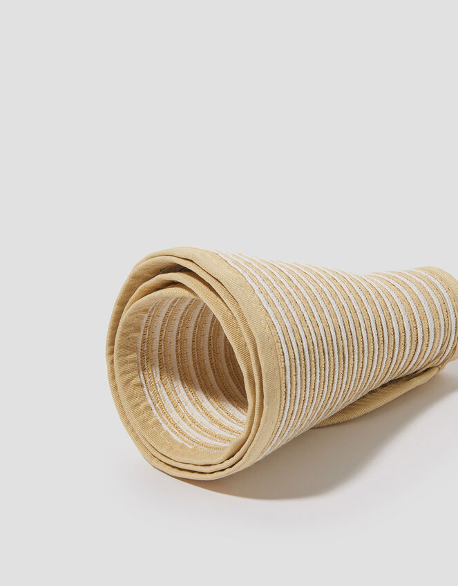 Jodi Packable Stripe Visor Hat, , large