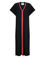Pitusa Inca Abaya Maxi Sundress, Black (BLACK), large