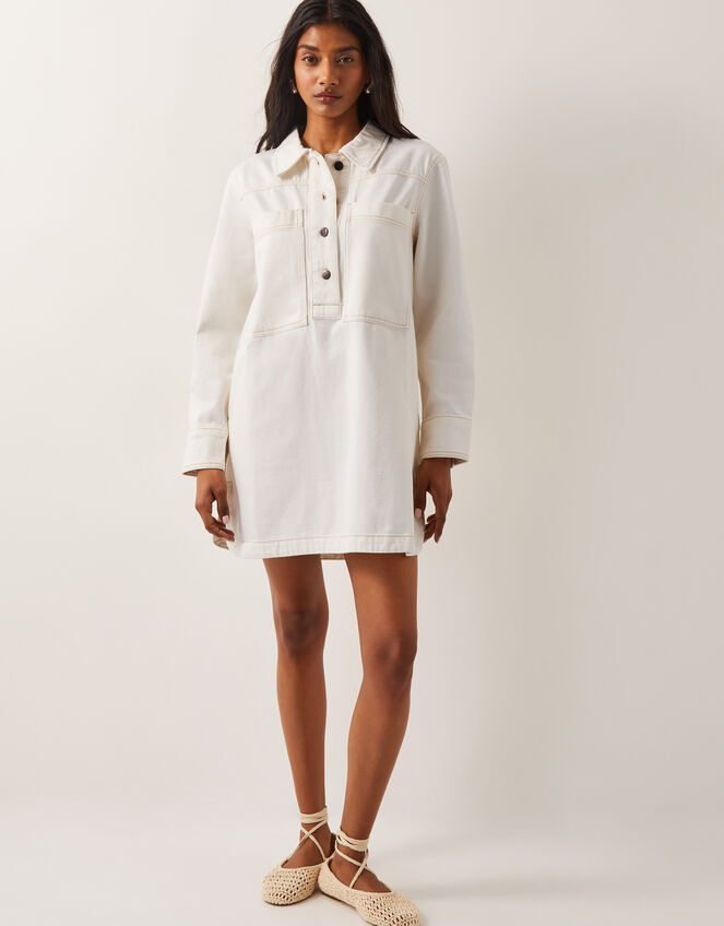 is a tunic a dress or shirt R.Vivimos Women's Tunic Dress Fall Linen Button Down Long Sleeves Casual  Mini Shirt Dress