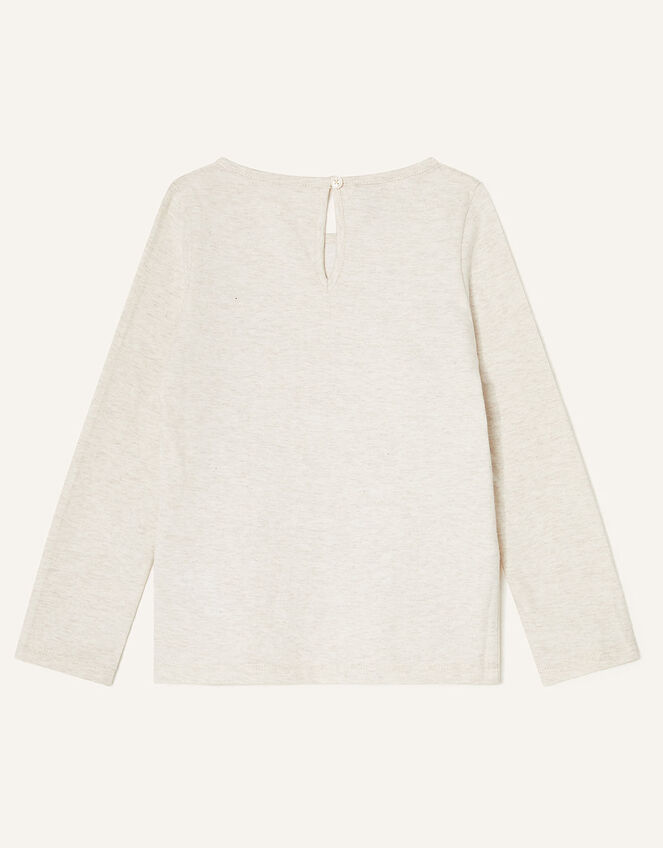 Sleigh Long Sleeve Top, Ivory (IVORY), large