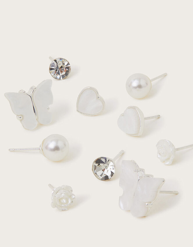 5-Pack Bridesmaid Studs, , large