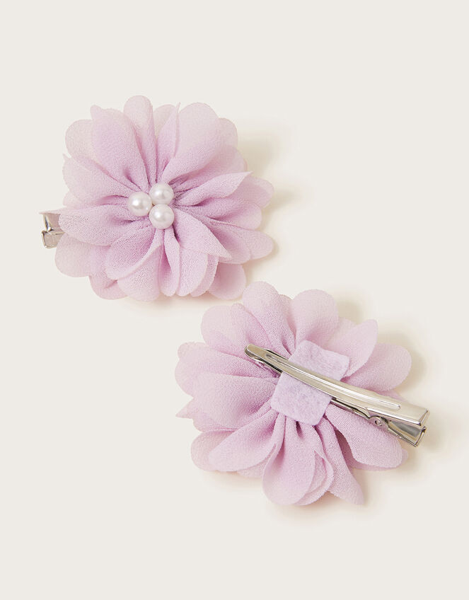 2-Pack Rosette Hair Clips, , large