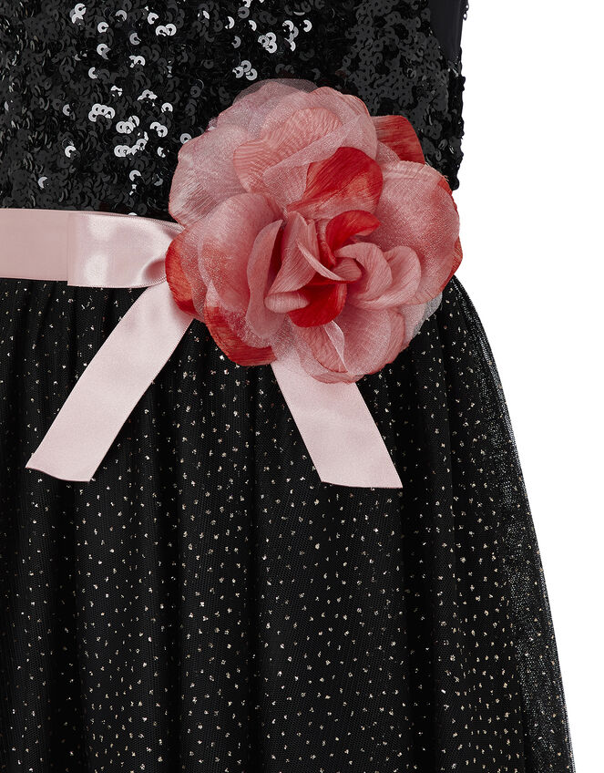 Truth Sequin Maxi Dress, Black (BLACK), large