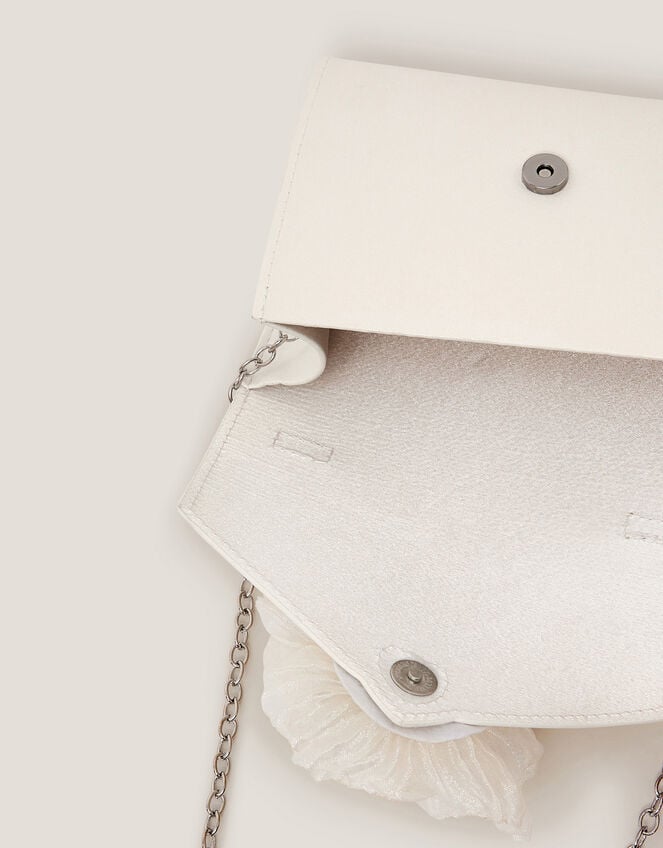 Organza Flower Glitter Bag, , large