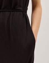 Matilda Embroidered Balloon Leg Jumpsuit, Black (BLACK), large