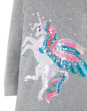 Nova Unicorn Sweat Tunic, Grey (GREY), large