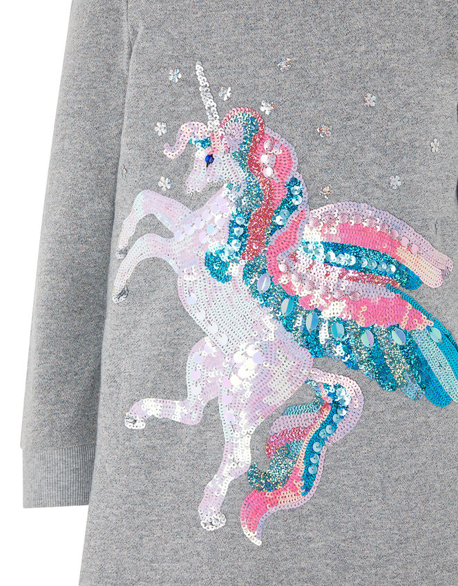 Nova Unicorn Sweat Tunic, Grey (GREY), large